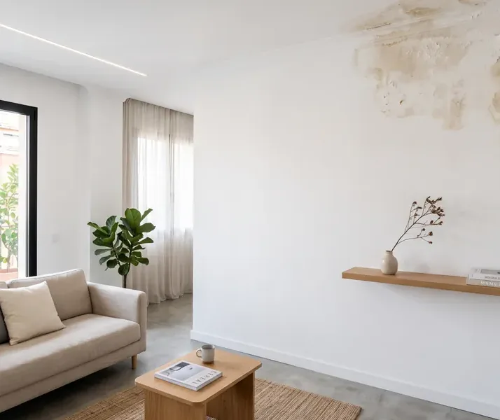 Condensación y moho en vivienda de Menorca